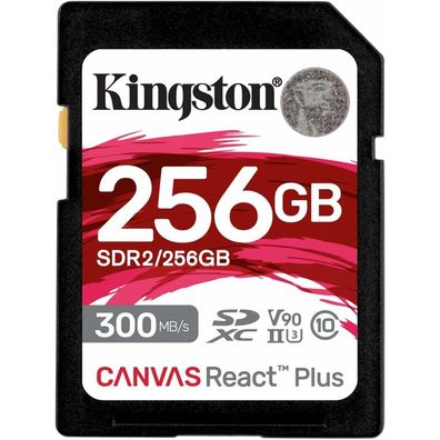 Canvas React Plus 256 GB SDXC (schwarz, UHS-II U3, Class 10, V90)