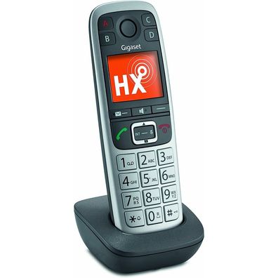 Gigaset E560HX Schnurlos Telefon (S30852-H2766-R101) platin