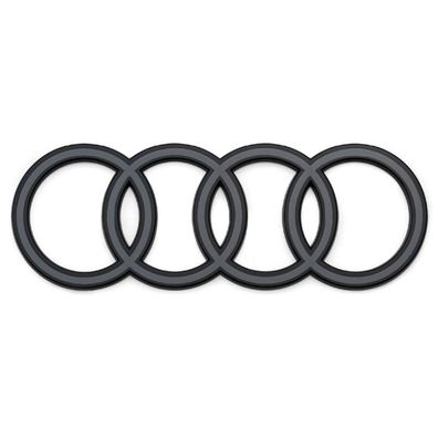 Original Audi A3 (8Y) Limousine Ringe Logo Emblem schwarz/ anthrazit 8Y5071802A716