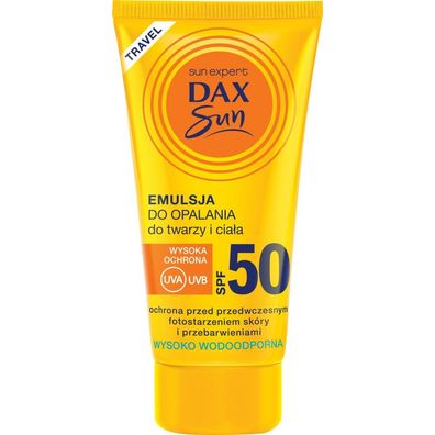 Dax Sun Sonnenschutzlotion für Gesicht und Körper SPF 50 travel-50ml