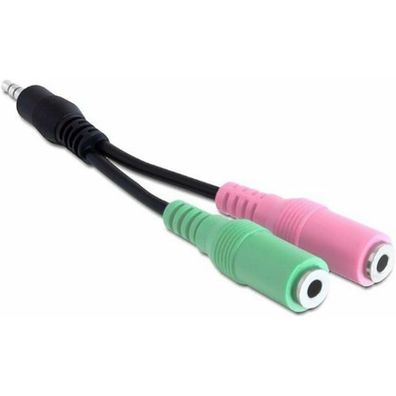 Delock 3.5mm/2 X 3.5mm Audio Cable 0.12m Omtp