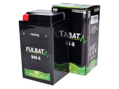 Batterie Fulbat B49-6 6V 10Ah GEL für BMW R25, R69, Vespa Sprint, Rally, SS, Super...