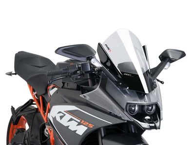 Windschild Puig Z-Racing transparent für KTM RC 125, 200, 390 14-