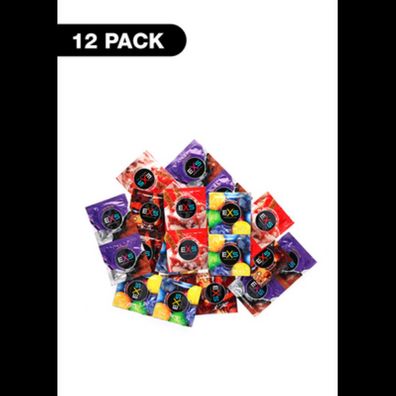 EXS - Mixed Flavored - Condoms - (div. Variant - Menge: 12 Stück