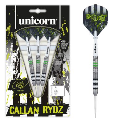 Unicorn Calan Rydz The Riot Steel Darts / 21 Gr. oder 23 Gr. / Inhalt 1 ...