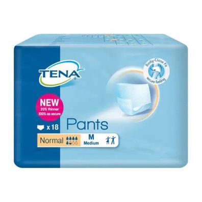 TENA Pants Normal Inkontinenzpants Gr. M | Packung (18 Stück) (Gr. M)