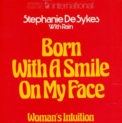 7" Cover Stephanie De Sykes with Rain - Born with a Smile on my Face
