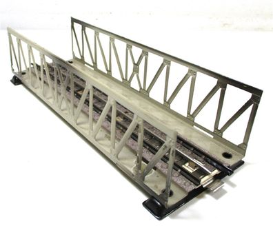 Märklin H0 7162 M-Gleis 1 x Blech-Kastenbrücke Mittelleiter durchg. 180mm (4584h)