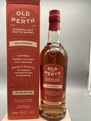 Old Perth-Scotch Whisky-Limited Edition-Palo Cortado-700ml-55,8% vol. Alkohol