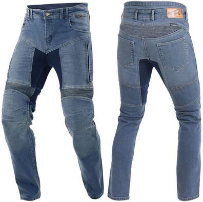 Trilobite Motorrad Jeans Parado Monolayer Slim Fit TR10246104 Blau-W32-L30