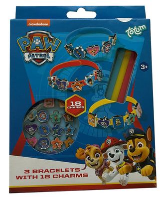 Nickelodeon 720633 Paw Patrol Armbänder Bastelset in 3 verschiedenen Farben mit