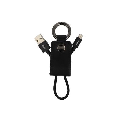Networx Keith Lightning Kabel auf USB Anhänger Kurzkabel Zubehör schwarz