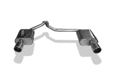 passend für Ford Mondeo IV Stufenheck - Titanium S Endschalldämpfer rechts/ links -