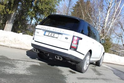 passend für Range Rover IV Benzin - MK Endschalldämpfer rechts/ links - 2x90 Typ 16