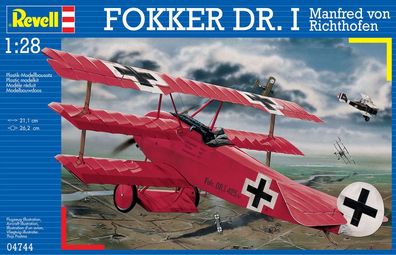 Revell 1:28 4744 Fokker Dr.I Richthofen