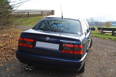 passend für VW Passat 35i - Bj. ab 10/93` Endschalldämpfer - 2x80 Typ 13 - Fox Ausp