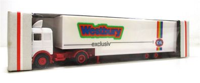 Modellauto H0 LKW Albedo MB Sattelzug C&A Westbury OVP