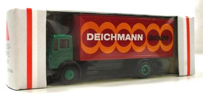 Modellauto H0 LKW Albedo MB Koffer Deichmann Schuhe OVP