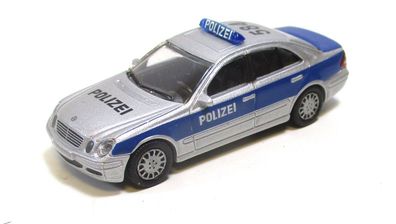 Schuco H0 1/87 Mercedes Benz W204 Polizei blau/ silbern o. OVP (119/5)