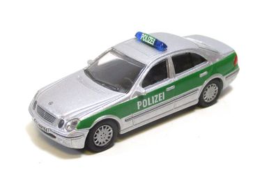 Schuco H0 1/87 Mercedes Benz W204 Polizei grün/ silbern o. OVP (119/6)