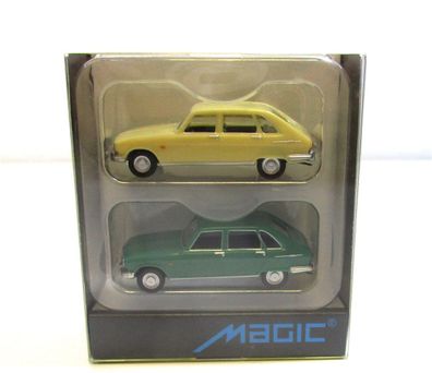 Herpa Magic H0 1/87 Renault R16 Doppelpack grün/ beige - OVP (119/14