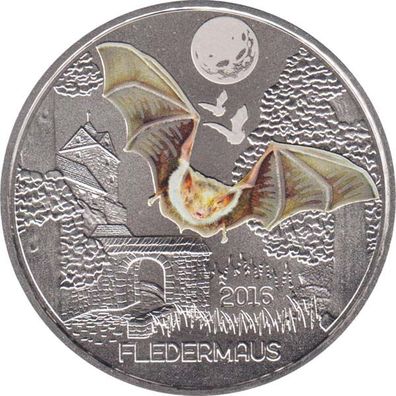 Österreich 2016 - 3 Euro - Tier-Taler - Fledermaus*