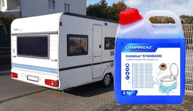 NEU Campingaz 2,5L Sanitärzusatz für Chemietoilette Wohnwagen Wohnmobil Camper WC Klo