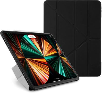 Pipetto Origami Case Schutzhülle für iPad Pro 12,9" (2018/19/20/21) schwarz