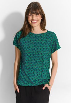 Cecil T-Shirt mit Print in Fresh Apple Green