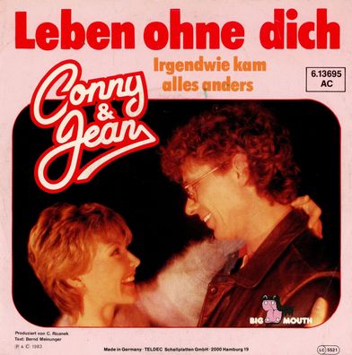 7" Cover Conny & Jean - Leben ohne Dich