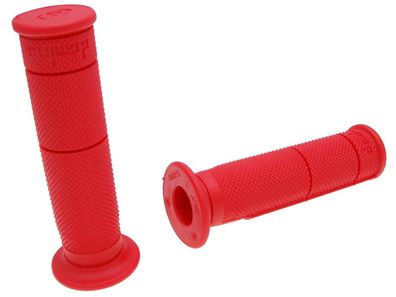 Griffe Satz Domino Halb-Waffel Quad, ATV Daumengas 22/22mm - rot