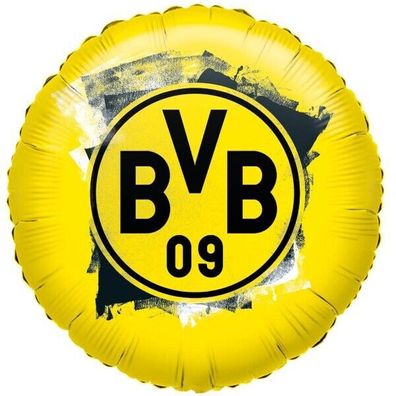 amscan 4269909 BVB Dortmund Folienballon - Partyballon ca. 23 cm - lose