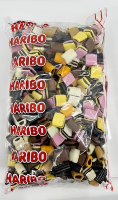 Haribo Konfekt Neutral - 3kg Großpackung Lakritzkonfekt Großverbraucher