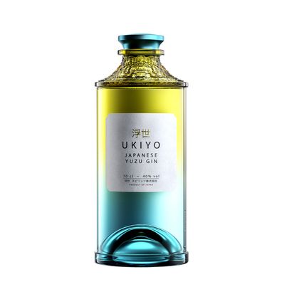 Ukiyo japanischer Yuzu Gin - Gin mit Yuzu Zitrone 0,7l 40%vol. Japan