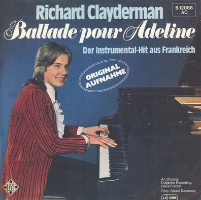 7" Richard Clayderman - Ballade pour Adeline