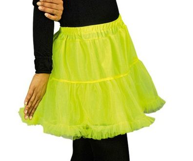 Kostüm Tüllrock neon orange oder grün Gr.34-46 Petticoat Unterrock Tutu Karneval