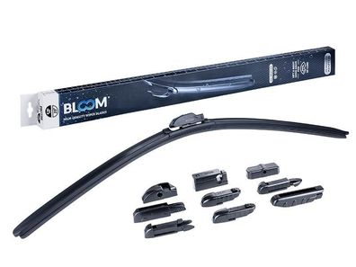 Wischerblatt BLOOM M10 630 mm / 25" rahmenlos, 10 Adapter