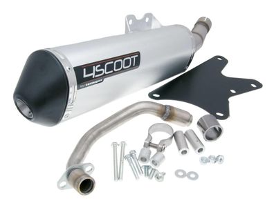 Auspuff Tecnigas 4SCOOT für Piaggio Leader Motor 125-200ccm