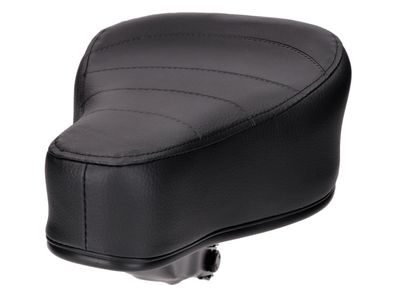 Sattel / Sitz hoch abgesteppt gefedert schwarz mit Puch-Schriftzug für Puch Mofa ...