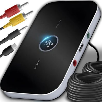Bluetooth Sender Empfänger 2in1 Audio Transmitter Adapter Kabel Aux 3.5mm