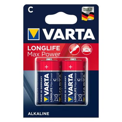 VARTA Longlife Max Power C Baby-Batterie-Blister 2