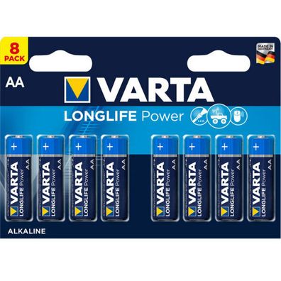 VARTA Longlife Power-Batterien AA Blister 8 (DE)