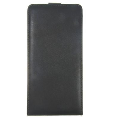Slim Leder Flip Hülle für Sony Z2 - schwarz 4250710552825