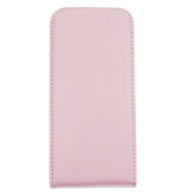 Slim Leder Flip Hülle HTC One M8 pink