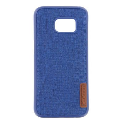 Silicone Case Textile for Samsung S7 blue