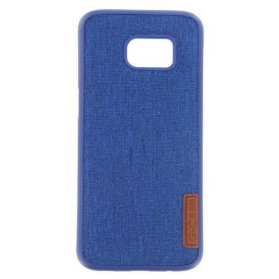 Silicone Case Textile for Samsung S7 Edge blue