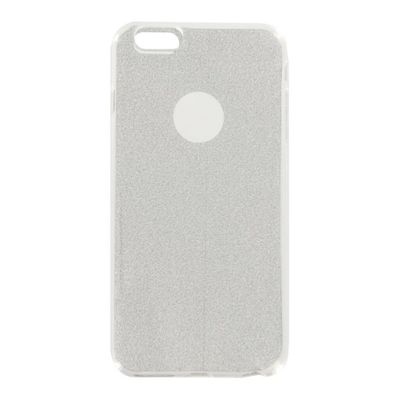 TPU Case Glitter iPhone 6 / 6S Plus silber