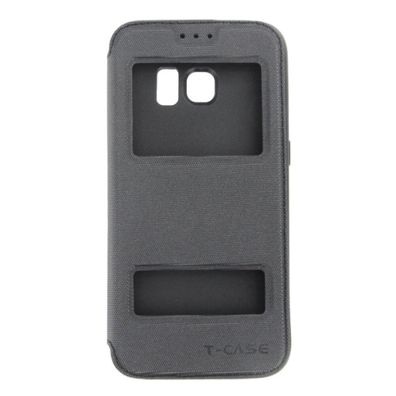 T-CASE Lux Magnet Flip Schutzhülle Samsung Galaxy S7 schwarz