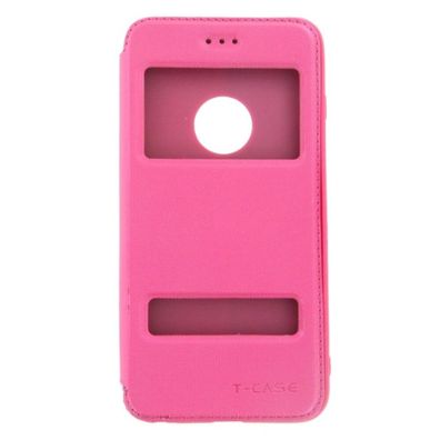 T-CASE Magnet Flip Schutzhülle View iPhone 6 / 6s plus pink