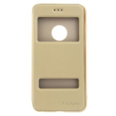 T-CASE Magnet Flip Schutzhülle iPhone 6 / 6s plus gold